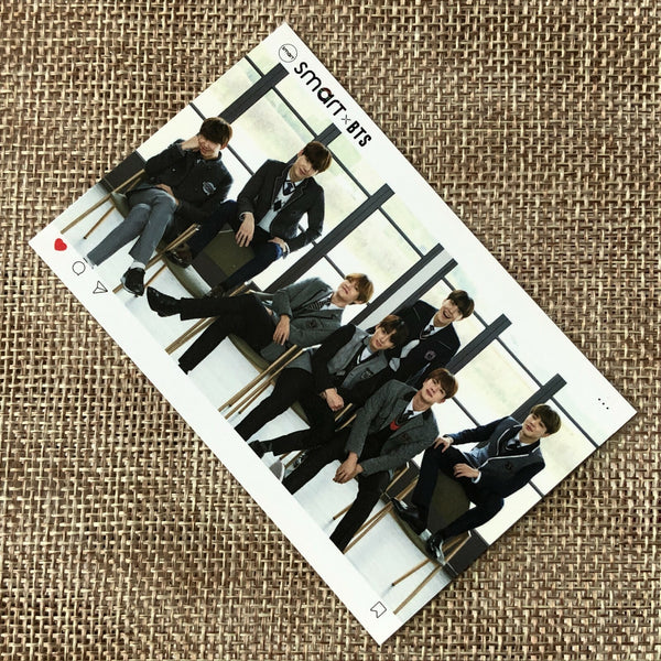 BTS GROUP #8 [ BTS X Smart Uniform ] Official Photocard / New, Rare / Gift