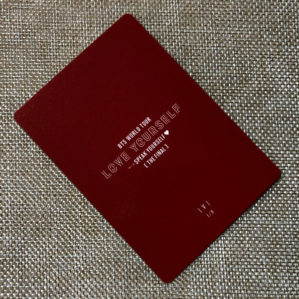 BTS V 1/8 [ Speak Yourself The Final ] Official Mini Photocard / New / Gift