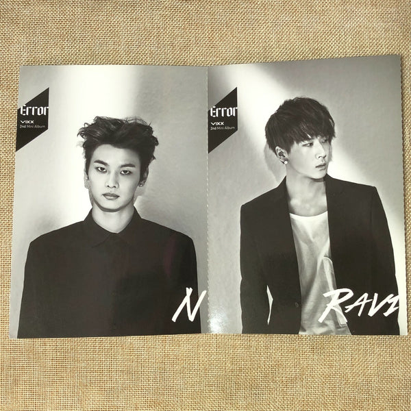 VIXX GROUP [ ERROR ] Official Brochure Poster, 2nd Mini Album / New, Rare / Gift