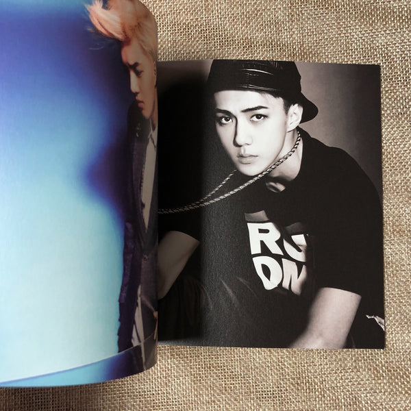 EXO HAND SIGNED [OVERDOSE] Promo Album CD+Photobook+Sehun PC, Autographed / Gift