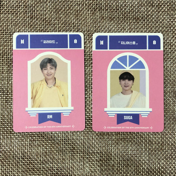 BTS [ FESTA D-Day Calendar 8th Anniversary ] Official Photocard Set / New / Gift