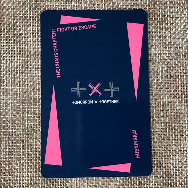 TXT HUENINGKAI [ FIGHT OR ESCAPE ] Official Photocard, escape Ver. / New / Gift