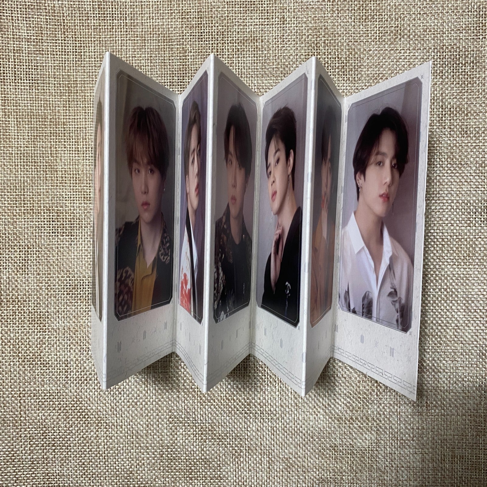 BTS [ 2019 Summer Package ] Official Folding Paper Screen / New, Rare / Gift