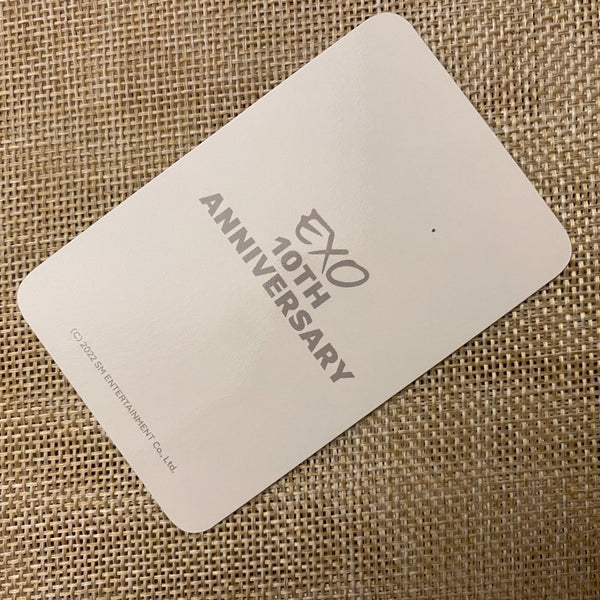 EXO SUHO #3 [10th Anniversary Limited Ed.] Official Photocard / New, Rare / Gift