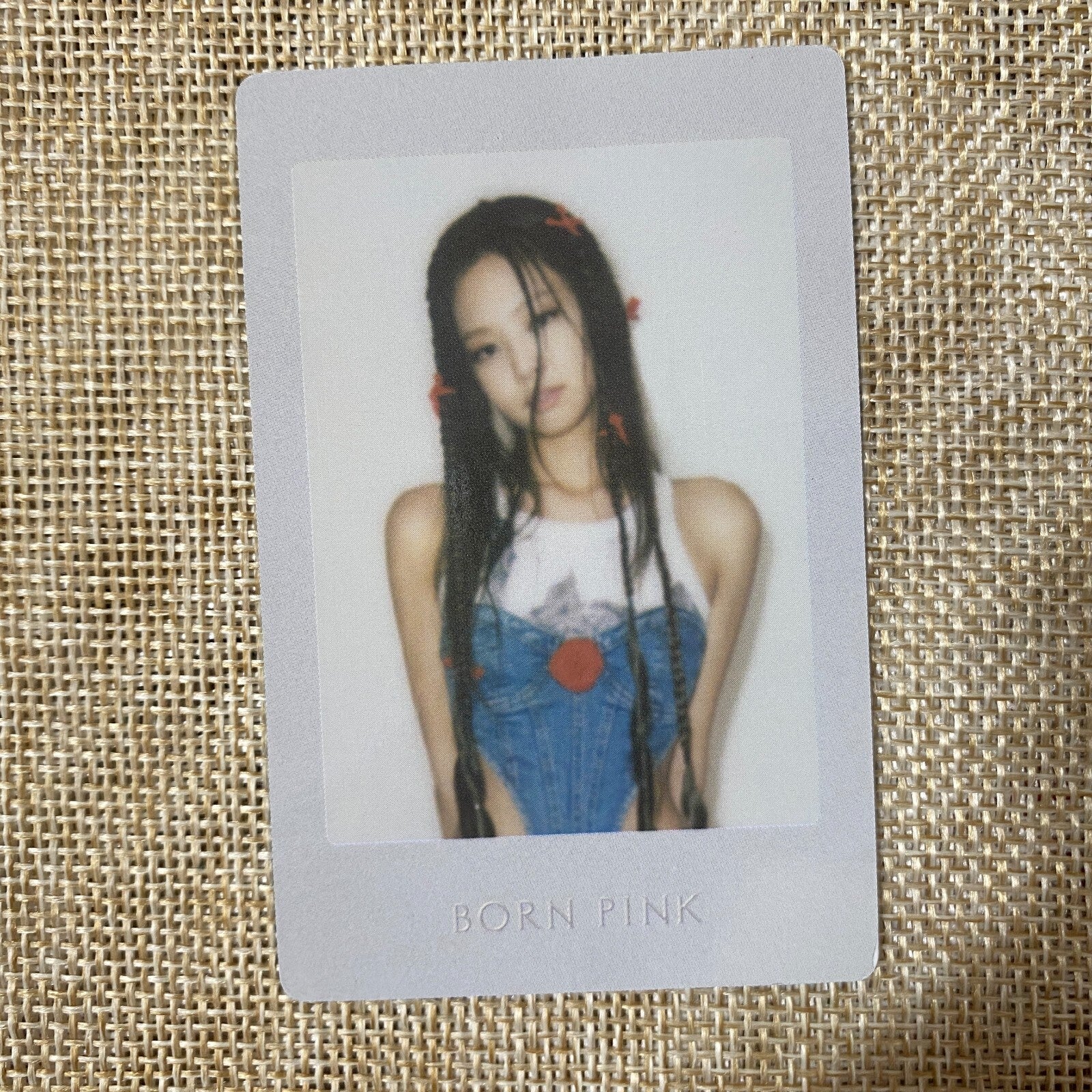 BLACKPINK JENNIE [Born Pink] Official Polaroid Photocard, YG Select POB / Gift