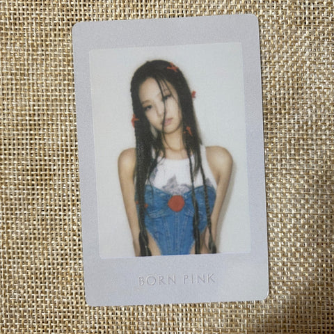 BLACKPINK JENNIE [Born Pink] Official Polaroid Photocard, YG Select POB / Gift