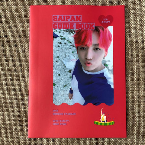 BTS JUNGKOOK [2018 Summer Package Saipan Selfie Book] Official Photobook / Gift