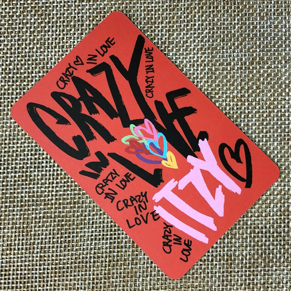 ITZY CHAERYEONG #6 [ CRAZY IN LOVE ] Official Photocard, 1st Album / New / Gift