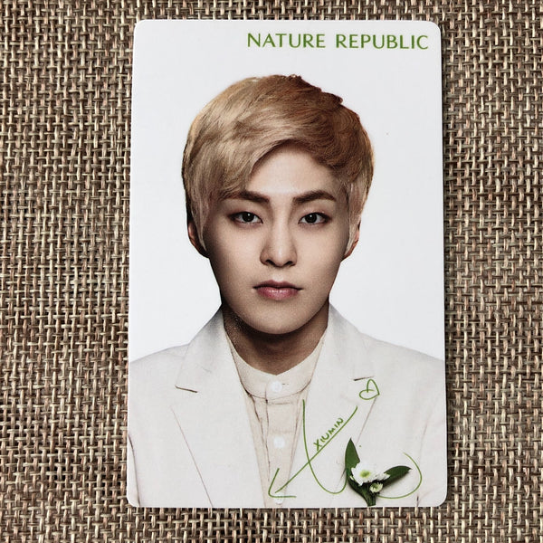 EXO XIUMIN [Nature Republic] Official Limited Photocard, EXO-K / New, Rare /+G