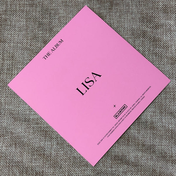 BLACKPINK LISA [ THE ALBUM ] Official Postcard, Ver. 3 / New / Gift
