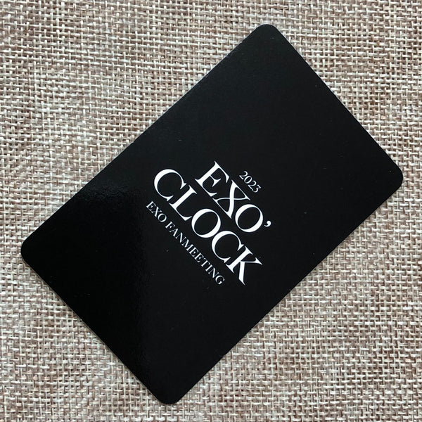 EXO BAEKHYUN [ 2023 Fan meeting EXO' Clock ] Official Photocard / New / Gift