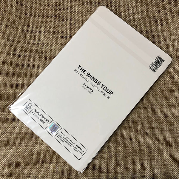BTS SUGA [The Wings Tour in Japan Special] Official MD Paper Stand / New / Gift