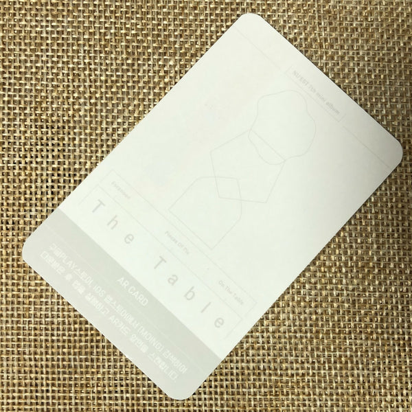 Nu'est REN [ The Table ] Official AR Photocard, 7th Mini Album / New / Gift