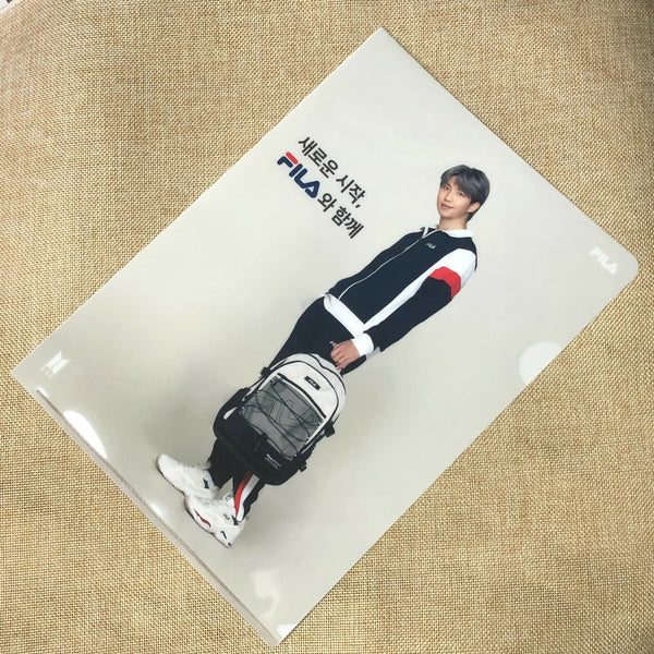 BTS RM [ FILA ] Official Clear File Holder / New, Rare / Gift