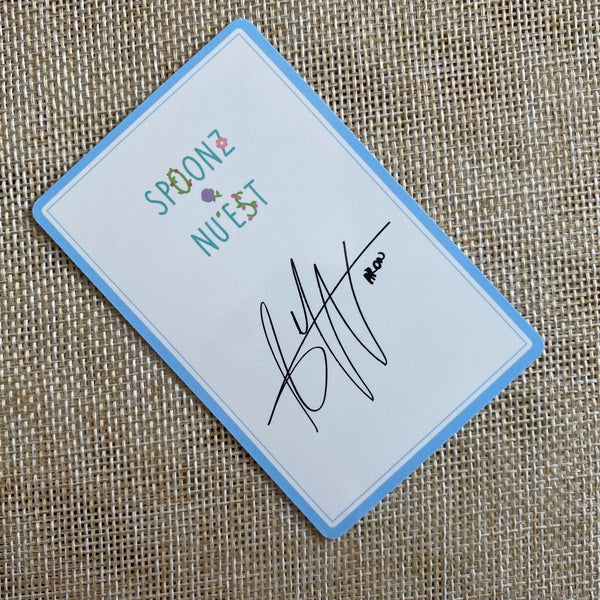NU'EST ARON [ NU'EST x SPOONZ ] Official Photocard / New, Rare / Gift
