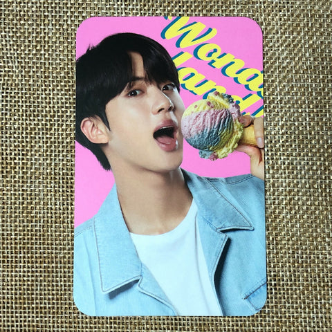 BTS JIN [ Baskin Robbins Promo ] Official Limited Photocard / New / Gift