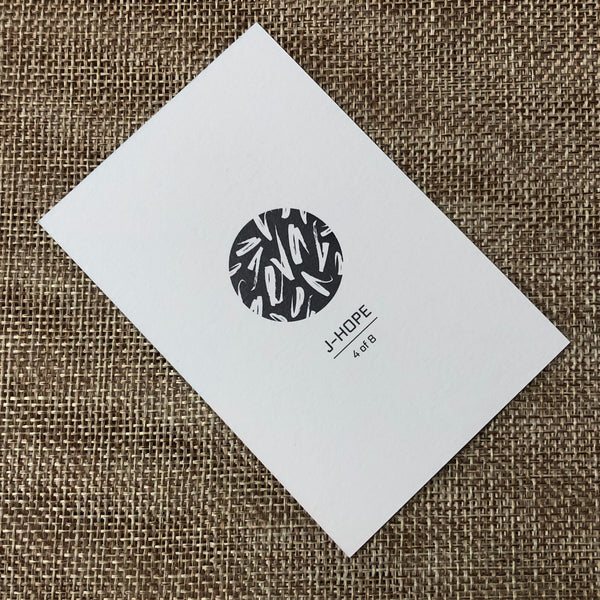BTS J-HOPE 4/8 [The Wings Tour 2017 Live Trilogy] Official Mini Photocard / Gift