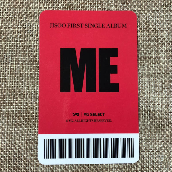 BLACKPINK JISOO [ME] Official Photocard, Solo 1st Single YG Select / New / Gift