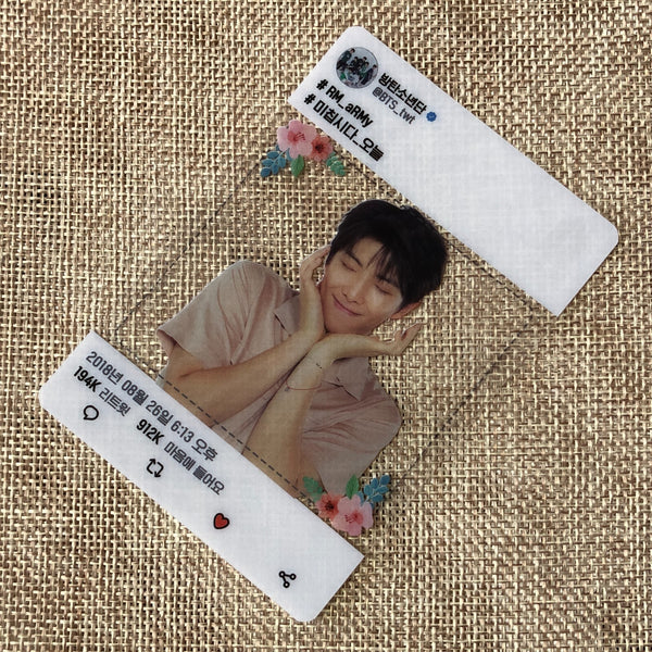BTS RM [ Love Yourself ] Official Army Booth Transparent Photocard / New / Gift