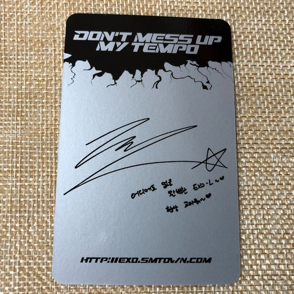 EXO CHEN [Don't mess up My Tempo] Official Photocard, Moderato 5th / New / Gift