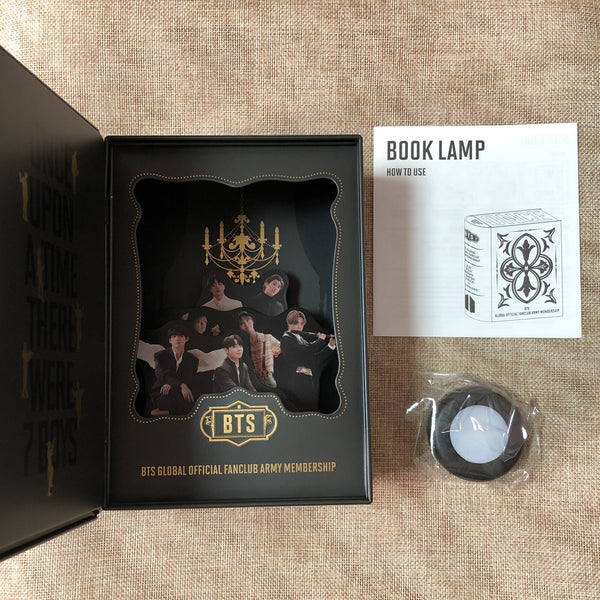 BTS [GLOBAL OFFICIAL FANCLUB 7th ARMY MEMBERSHIP KIT] BOOK LAMP Only / Gift