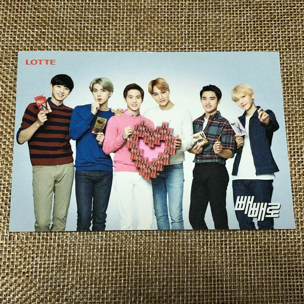 EXO GROUP #8 [ Lotte Pepero Day ] Official Photocard, EXO-K / New, Rare / Gift