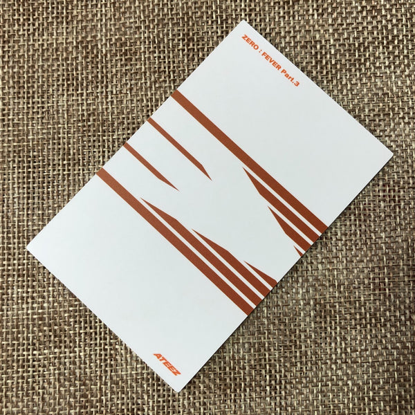 ATEEZ YEOSANG [Zero : Fever Epilogue] Official Photocard, Diary Limited / Gift