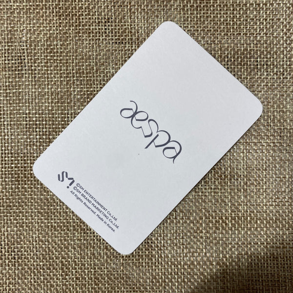 AESPA KARINA [ Black Mamba Official Hologram Photocard ] New, Rare / Gift
