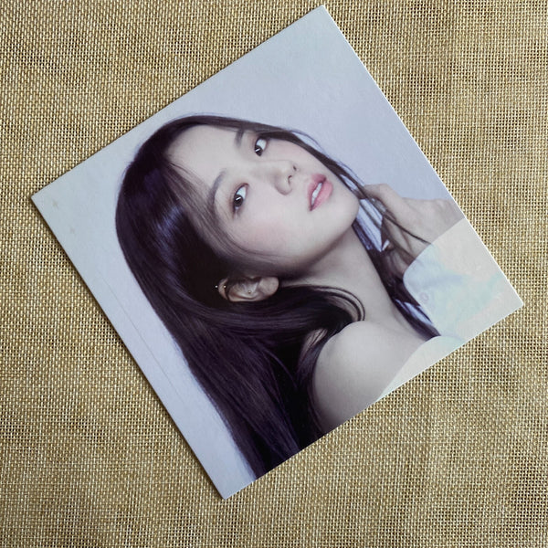 BLACKPINK JISOO [THE ALBUM] Official Square Photocard Postcard, 15cm / Gift