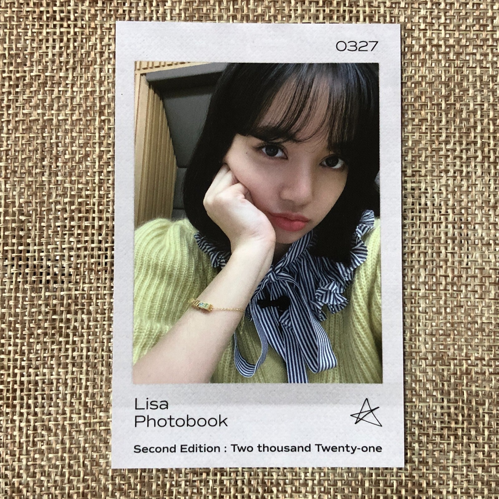 BLACKPINK LISA #2 [0327 Photobook 2nd Limited YGSelect] Official Photocard /+G