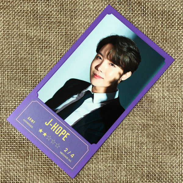 BTS J-HOPE 2/4 [BANG BANG CON The Live] Official Message Photocard / New / Gift