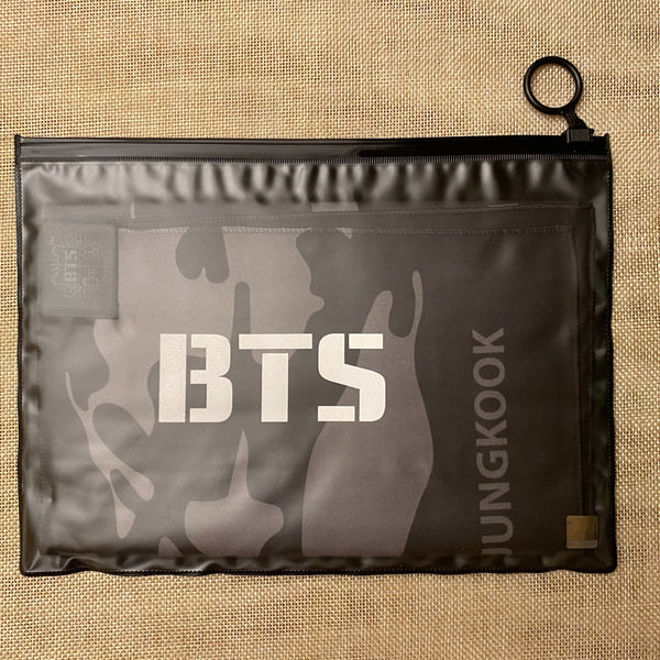 BTS 37261 [ 2016 ] Official Slogan Towel, CAMO ARMY Original / New, Rare / Gift