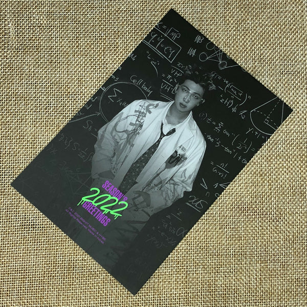BTS RM [ 2022 Season's Greetings ] Official Postcard / New / Gift