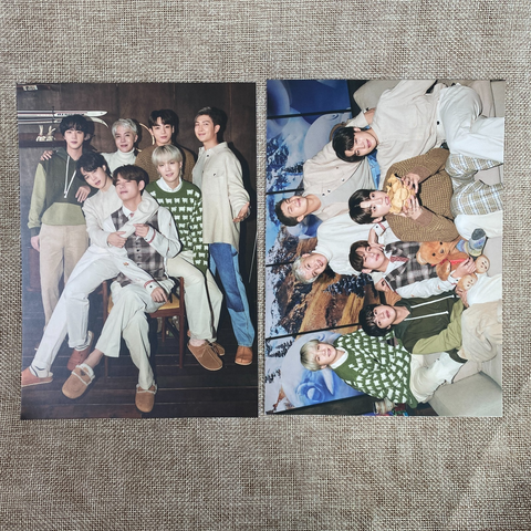 BTS GROUP Set [ 2021 Holiday Collection Little Wishes Photobook ] New / GFT
