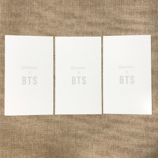 BTS GROUP #3 [ BTS X MEDIHEAL ] Official Postcard Full SET of 14 / New / Gift