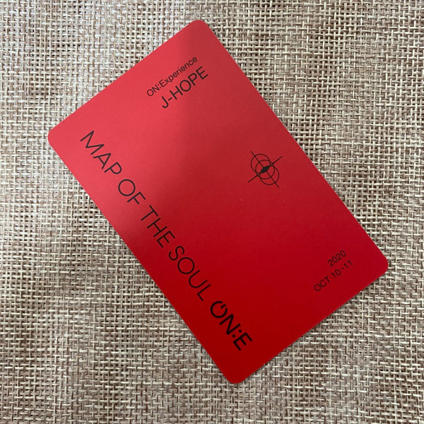 BTS J-HOPE [MAP OF THE SOUL ON:E Blu-ray] Official Photocard / New, Rare / Gift
