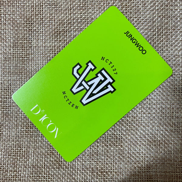 NCT 127 JUNGWOO #12 [2019 Dicon 101 Custom Book] Official Photocard / New / Gift