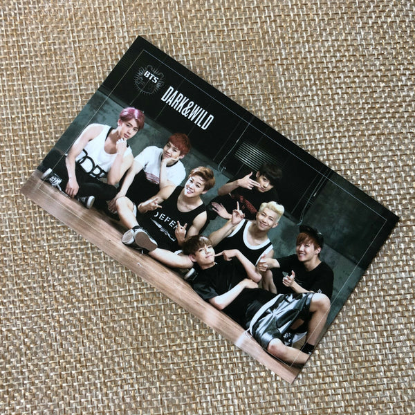 BTS Group #2[ Dark & Wild Official Photocard ] 1st Studio Album /NEW, RARE /+GFT