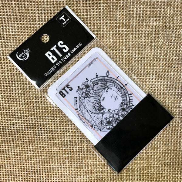 BTS JIN [2019 CU T-Money] Transparent Illustration Official Photocard / Gift
