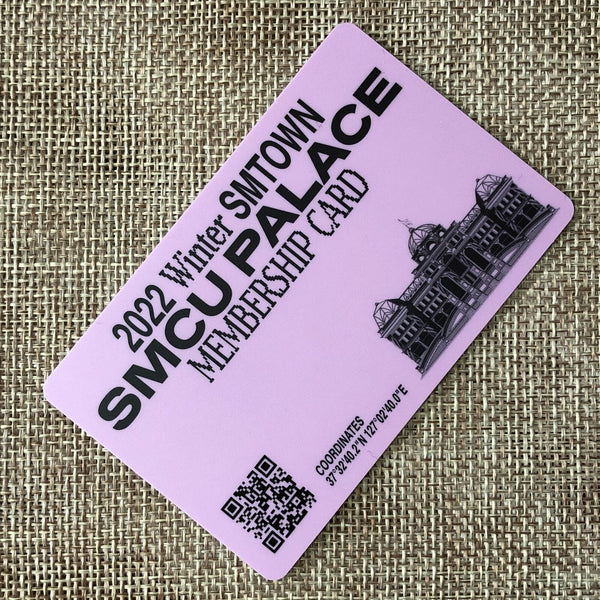 AESPA GISELLE [2022 Winter SMTOWN SMCU PALACE] Official Membership Card PC / New