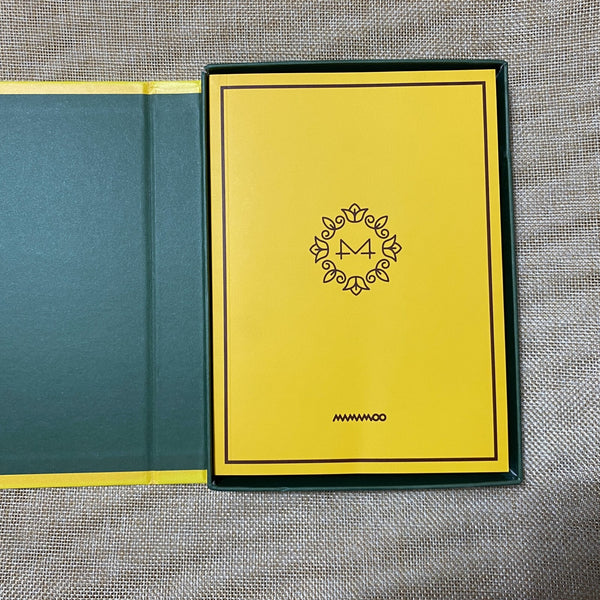 MAMAMOO [ Yellow Flower ] Signed Promo Album / Autographed / CD+Photobook / Gift