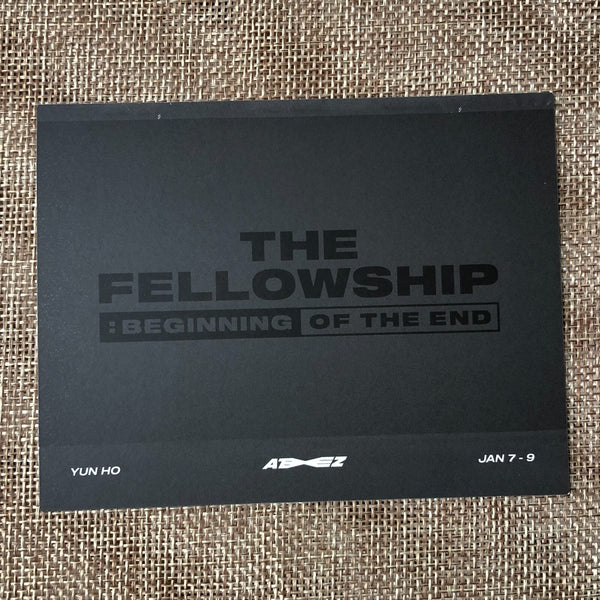 ATEEZ YUNHO [THE FELLOWSHIP : BEGINNING OF THE END DVD] Official Polaroid / Gift