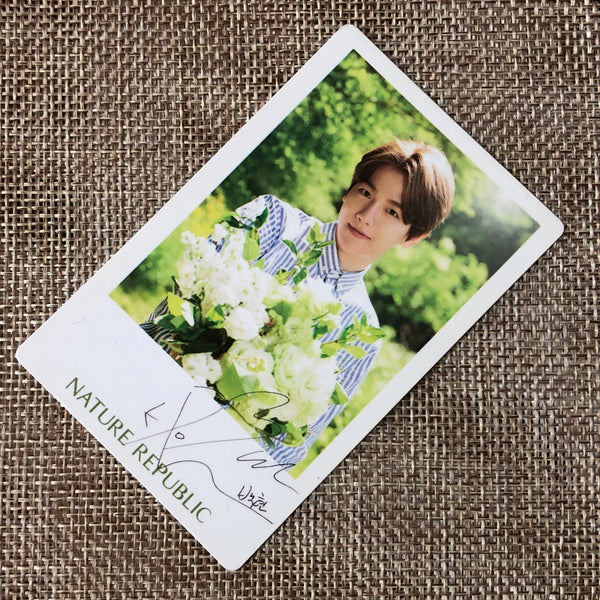 EXO BAEKHYUN #1 [Nature Republic] Official Limited Photocard / New, Rare / Gift