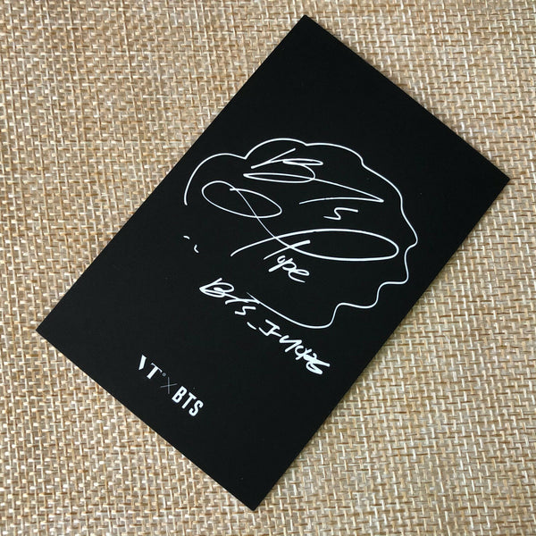 BTS J-HOPE #2 [ VT Think Your Teeth Official Photocard Black , White ] NEW /+GFT