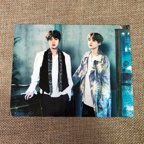 BTS JIN SUGA [5th Muster MAGIC SHOP Pop Up] Official Photocard Postcard / Gift