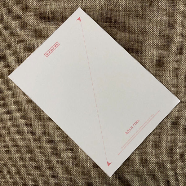 BLACKPINK JENNIE [Born Pink] Official Large Postcard, Box Set Ver. / New / Gift