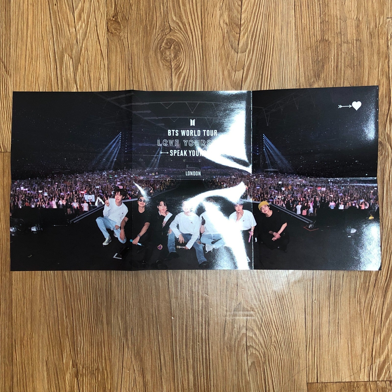 BTS GROUP [ Speak Yourself World Tour London DVD ] Official Poster / New / Gift