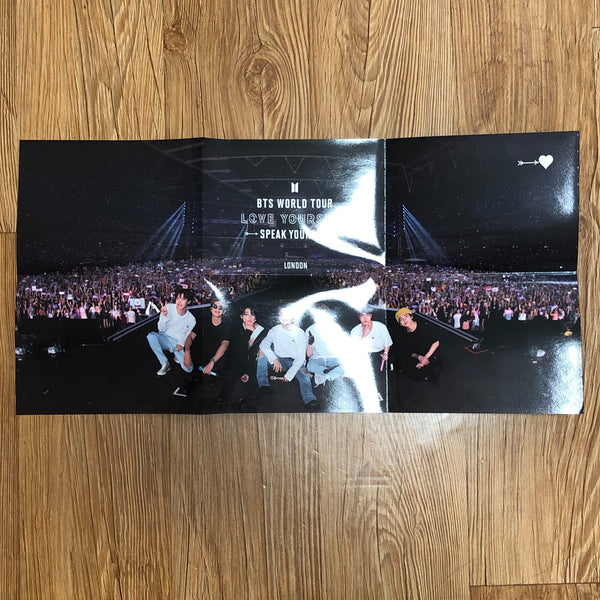 BTS GROUP [ Speak Yourself World Tour London DVD ] Official Poster / New / Gift