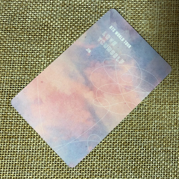 BTS JIN [ Love Yourself World Tour Seoul DVD ] Official Photocard / New / Gift