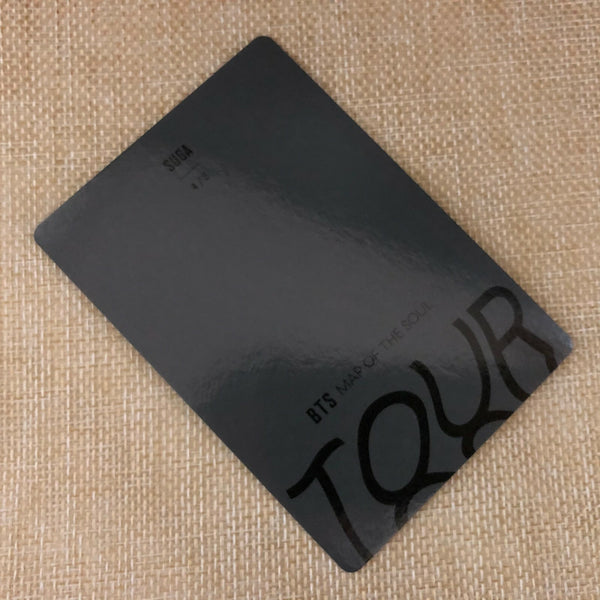 BTS SUGA 4/8 [ Map Of The Soul Tour ] Official Mini Photocard / New / Gift